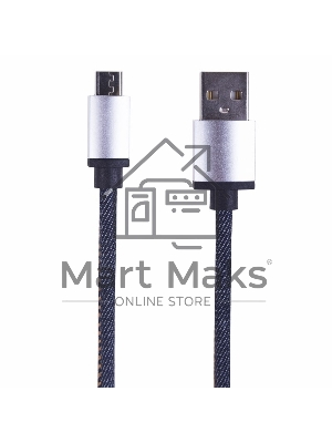 Кабель Rexant (18-4242) USB кабель MicroUSB, шнур в джинсовой оплетке 