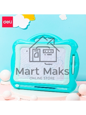 Доска магнитно-маркерная Deli 50303BLUE магнитно-маркерная лак синий 41.6х33.5см пластик рама