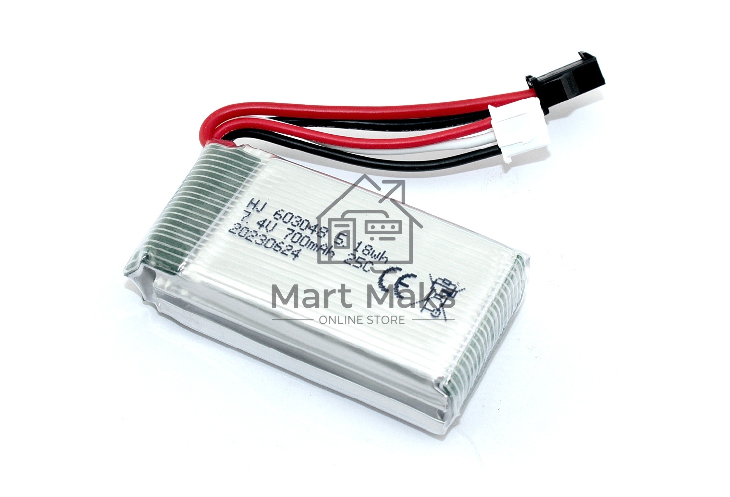 Аккумулятор Li-Pol 7.4V 603048 700mAh SM
