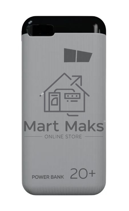 Внешний аккумулятор 20000mAh Smart 3USB Type-C 3A PD 20W+QC3.0 быстрая зарядка More choice PB32S-20, белый