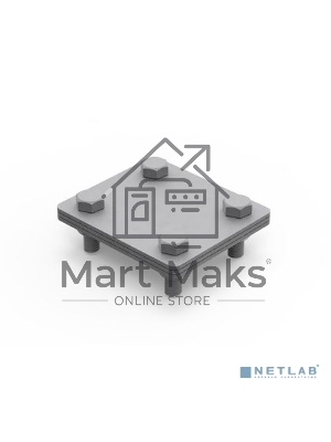 Соединитель полоса-полоса 25-40мм с разделит. пластиной 100х100мм ДКС NG3106