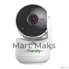 Камера видеонаблюдения Tiandy TC-H342A Spec:I2W/WIFI/Eu/4mm компактная поворотная домашняя, 4Мп, 2560х1440@20к/c, DWDR, цвет: 0.02лк, S+265, H.265(HP), S+264, H.264(HP, MP, BP), объектив 4мм, встроенные микрофон и динамик,