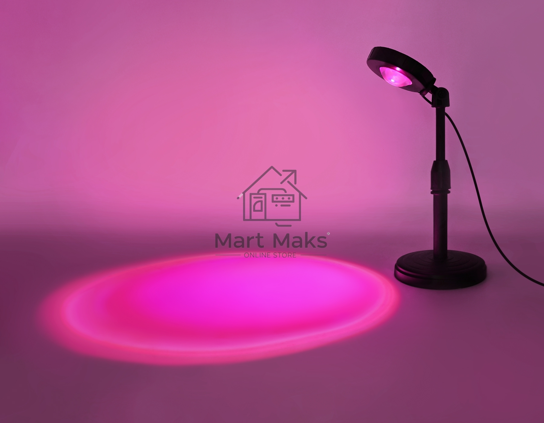 Атмосферная светодиодная настольная лампа Ambrella light DE8385 BK черный LED RGB 3W (ПДУ RGB)