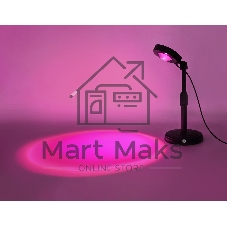 Атмосферная светодиодная настольная лампа Ambrella light DE8385 BK черный LED RGB 3W (ПДУ RGB)