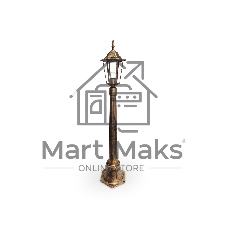 Светильник Ambrella light ST2039 GD/BK/CL золото/черный/прозрачный IP54 E27 max 40W D150*1100