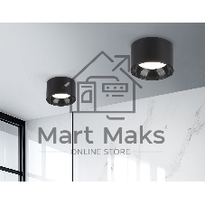 Светильник Ambrella light TN52894 SBK/GBK черный песок/черный глянец GX53 max 12W D97*60