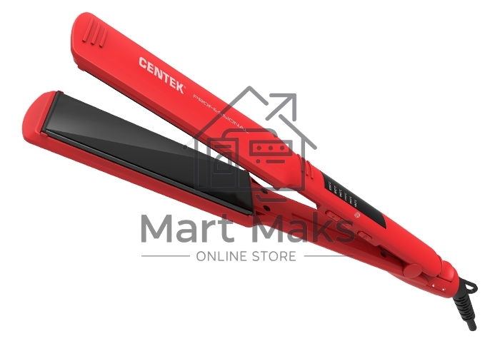 Выпрямитель Centek CT-2031 RED 60Вт, плав. пластины 120x44 мм, LED, ультратонкий диз, авто выключен.