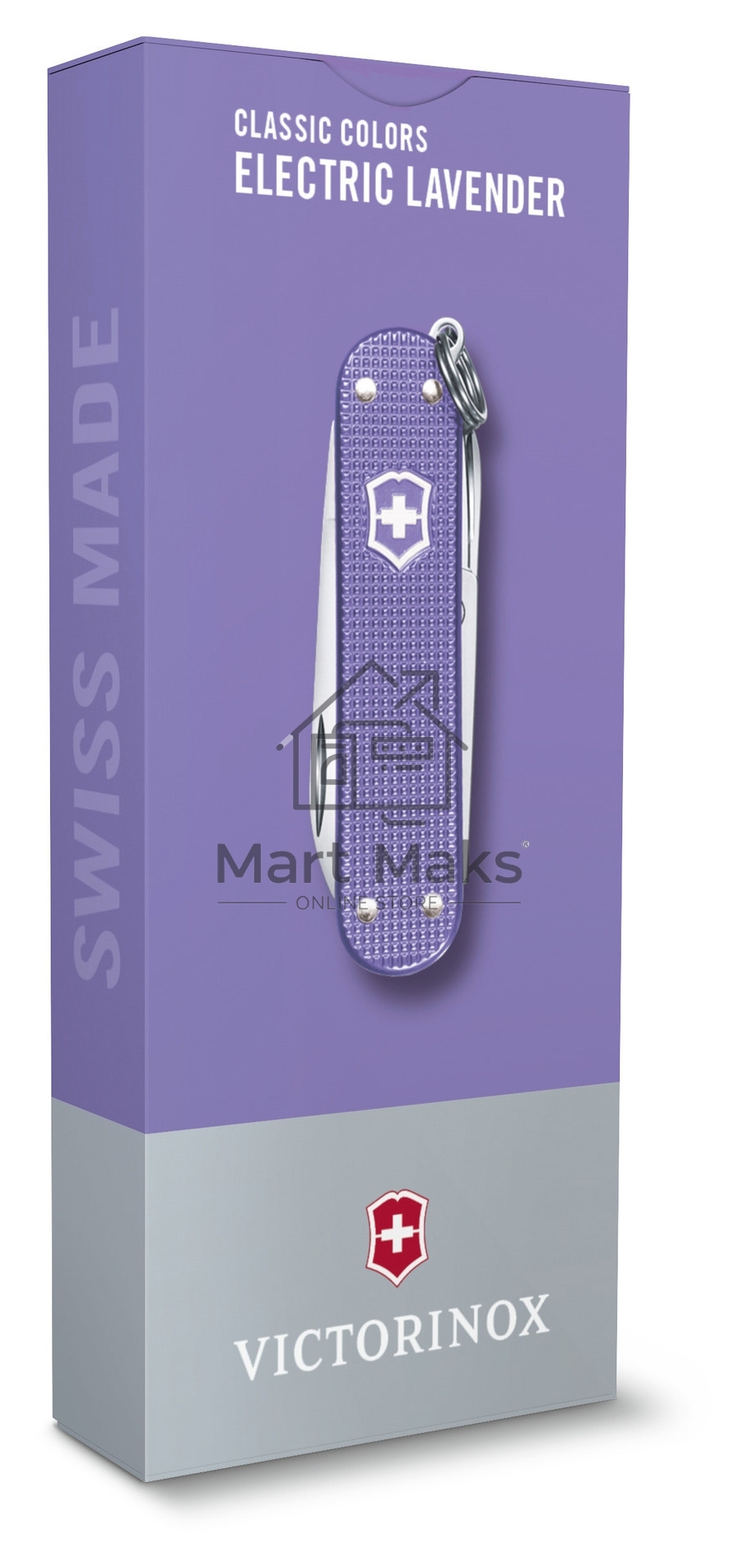 Нож перочинный Victorinox Classic Electric Lavender (0.6221.223G) 58мм 7 функций карт.коробка
