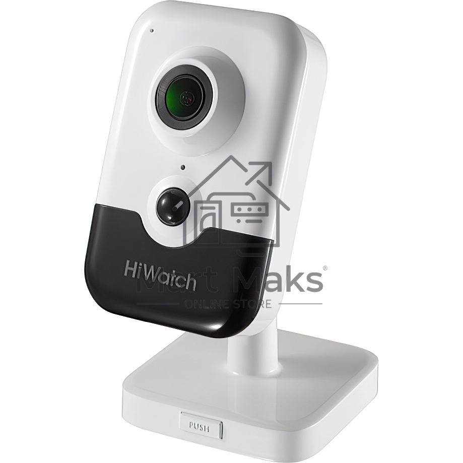 Видеокамера IP DS-I214(B) (2.8 mm) 2Мп внутренняя миниатюрная IP-камера c ИК-подсветкой