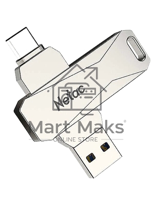 Флешка USB Netac U782C NT03U782C-128G-30PN dual USB 3.0+TypeC 128Gb, retail version