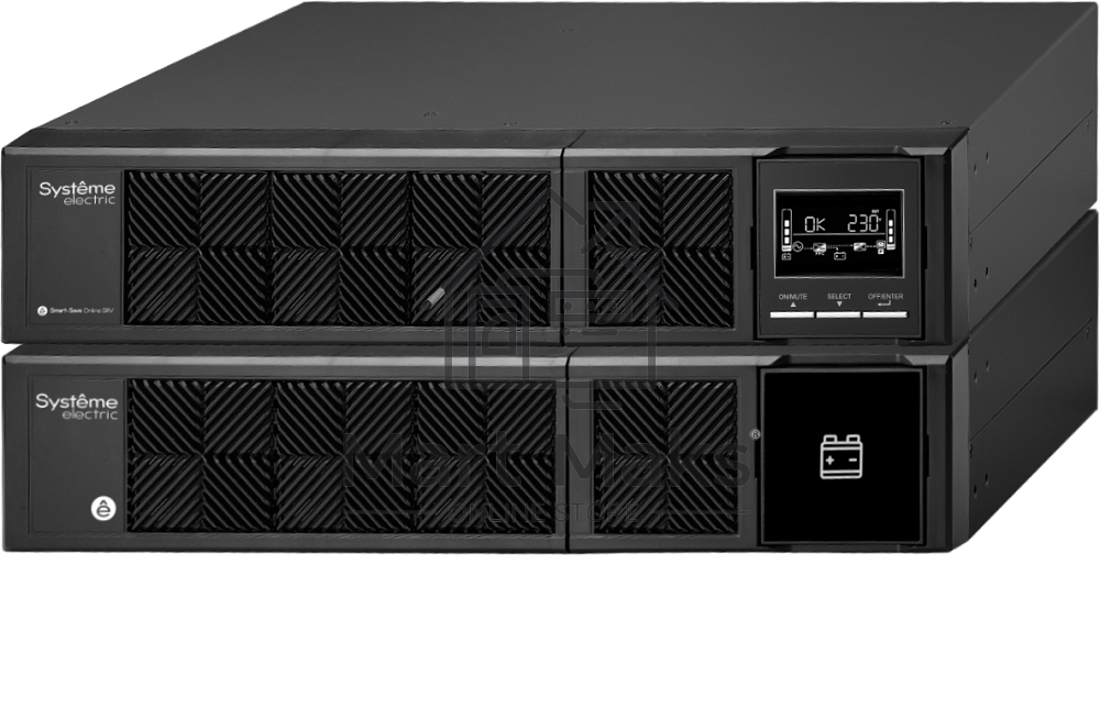 Источник бесперебойного питания Systeme Electriс Smart-Save Online SRV, 2000VA/1800W, On-Line, Extended-run, Rack 4U (Tower convertible), LCD, Out: 6xC13, SNMP Intelligent Slot, USB, RS-232