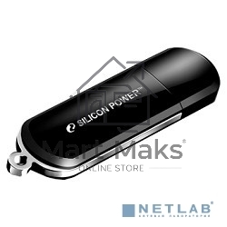 Флешка USB R/W Silicon Power R/W 64Gb LuxMini 322 SP064GBUF2322V1K USB2.0 черный