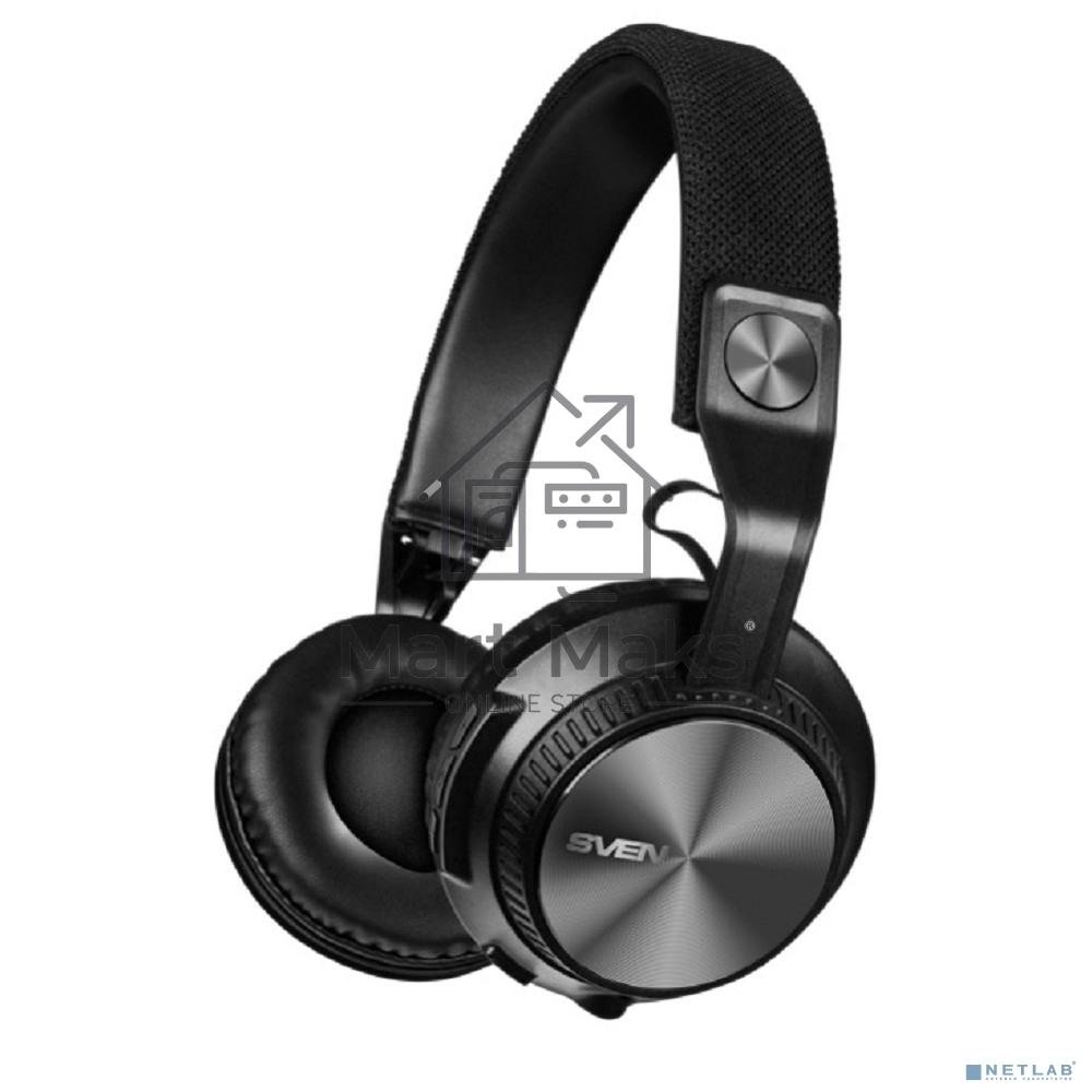 Гарнитура накладные Sven AP-B630MV 1м черный беспроводные bluetooth оголовье