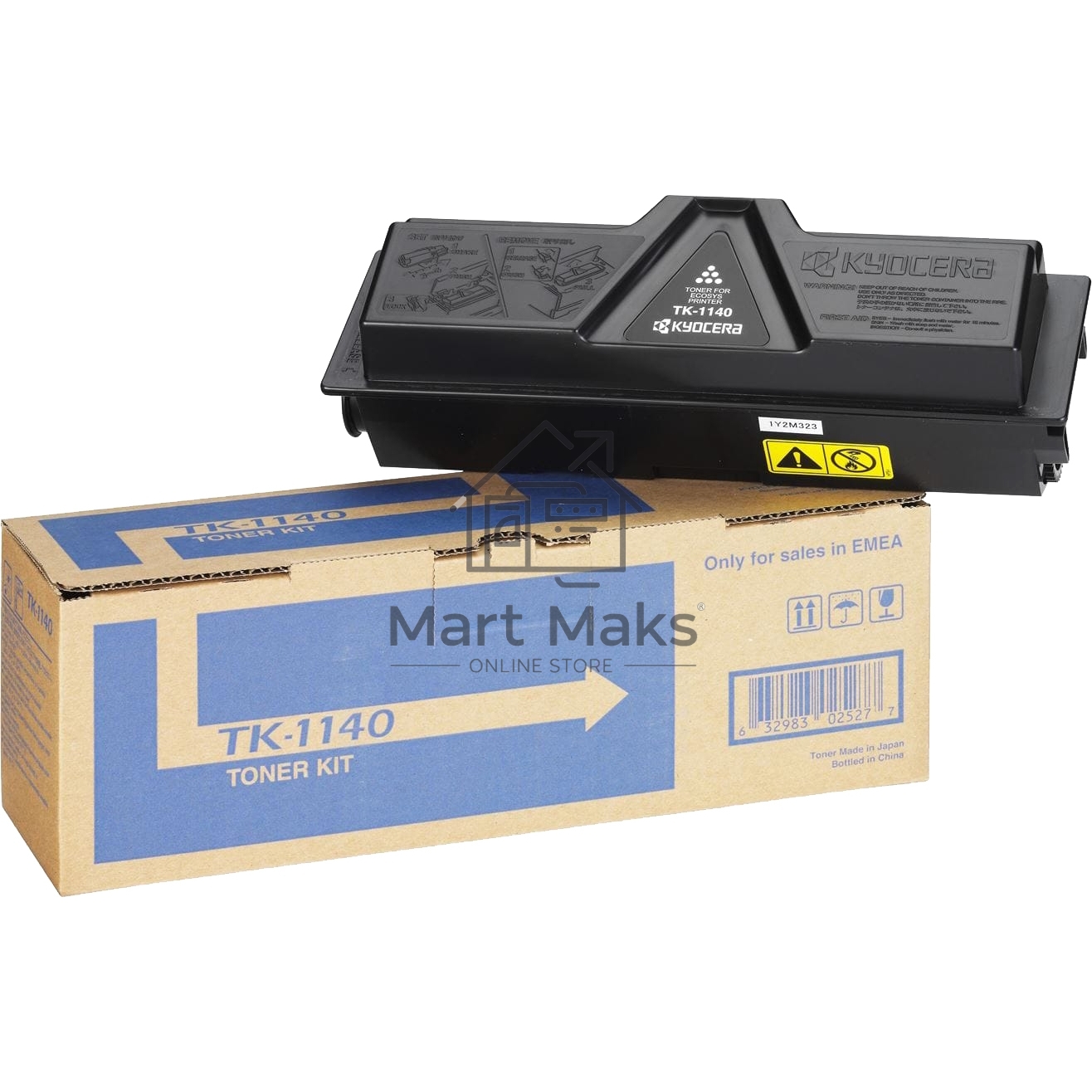 Картридж лазерный Kyocera TK-1140 (1T02ML0NL0/1T02ML0NLC) черный для FS-1035MFP DP/1135MFP, M2035dn/M2535dn 7200 стр.