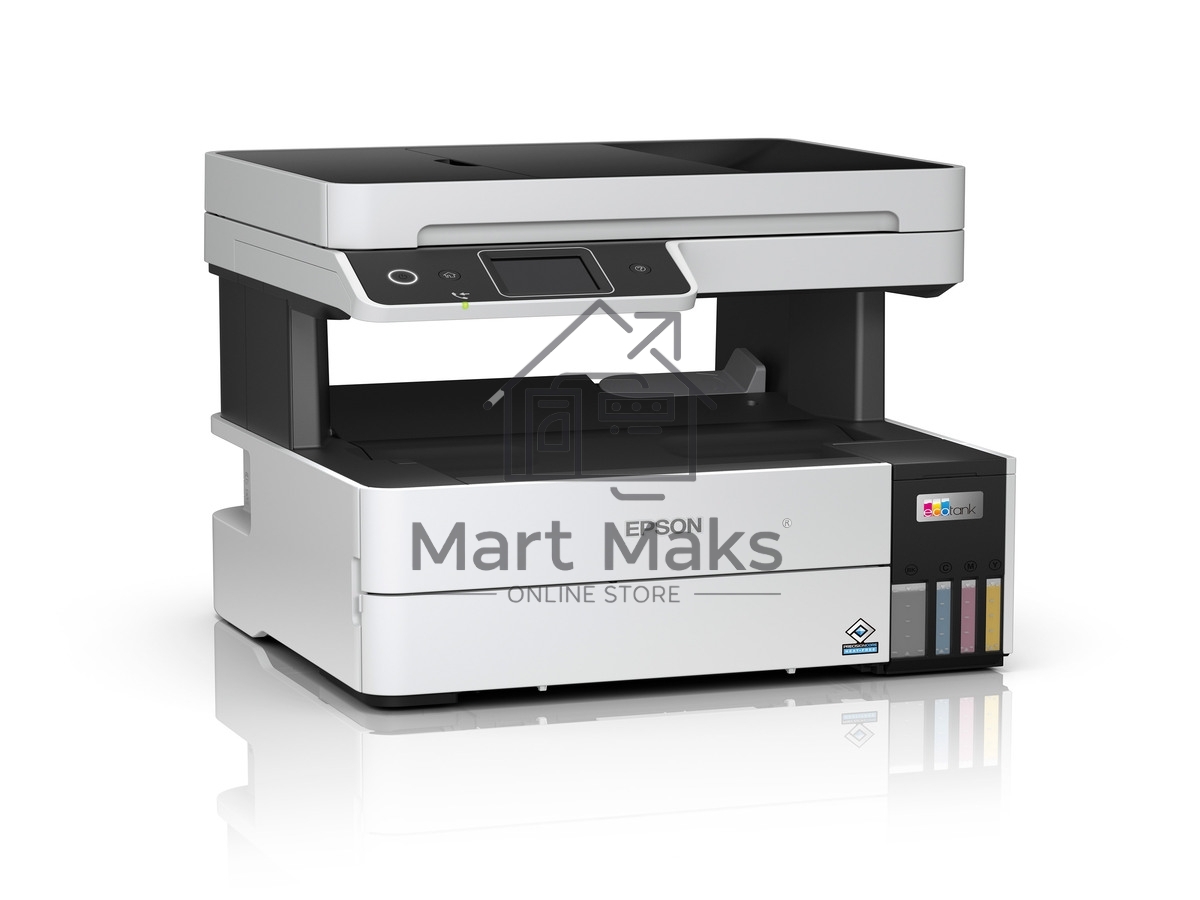 МФУ струйный Epson L6490 (C11CJ88405), A4, цветной, печ. до 17 стр/мин. (ч/б) до 9.5 стр/мин. (цвет), 1200 x 4800 dpi (печать) 1200x2400dpi (скан.), USB, RJ-45, Wi-Fi
