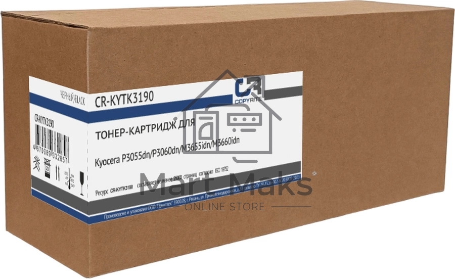 Картридж лазерный CopyRite CR-KYTK3190 TK-3190 черный (25000стр.) для Kyocera P3055dn/P3060dn/M3655idn/M3660idn