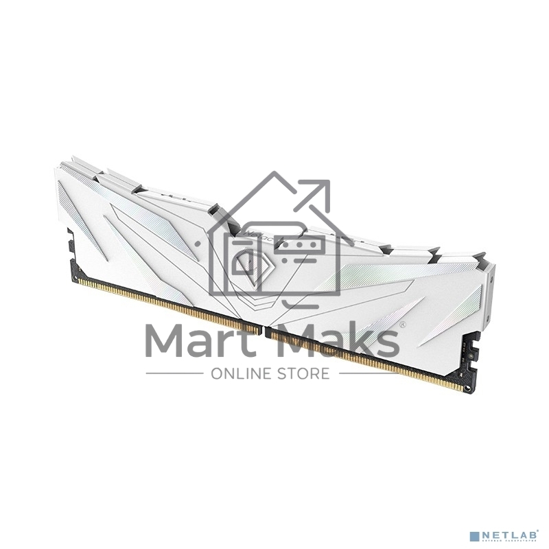 Оперативная память NETAC, DDR5, 16Gb (1x16Gb), 4800MHz, CL40, DIMM, с радиаторами, белый