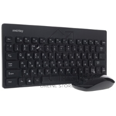 Комплект клавиатура+мышь Smartbuy 220349AG беспроводной, USB, 1600 DPI, чёрный