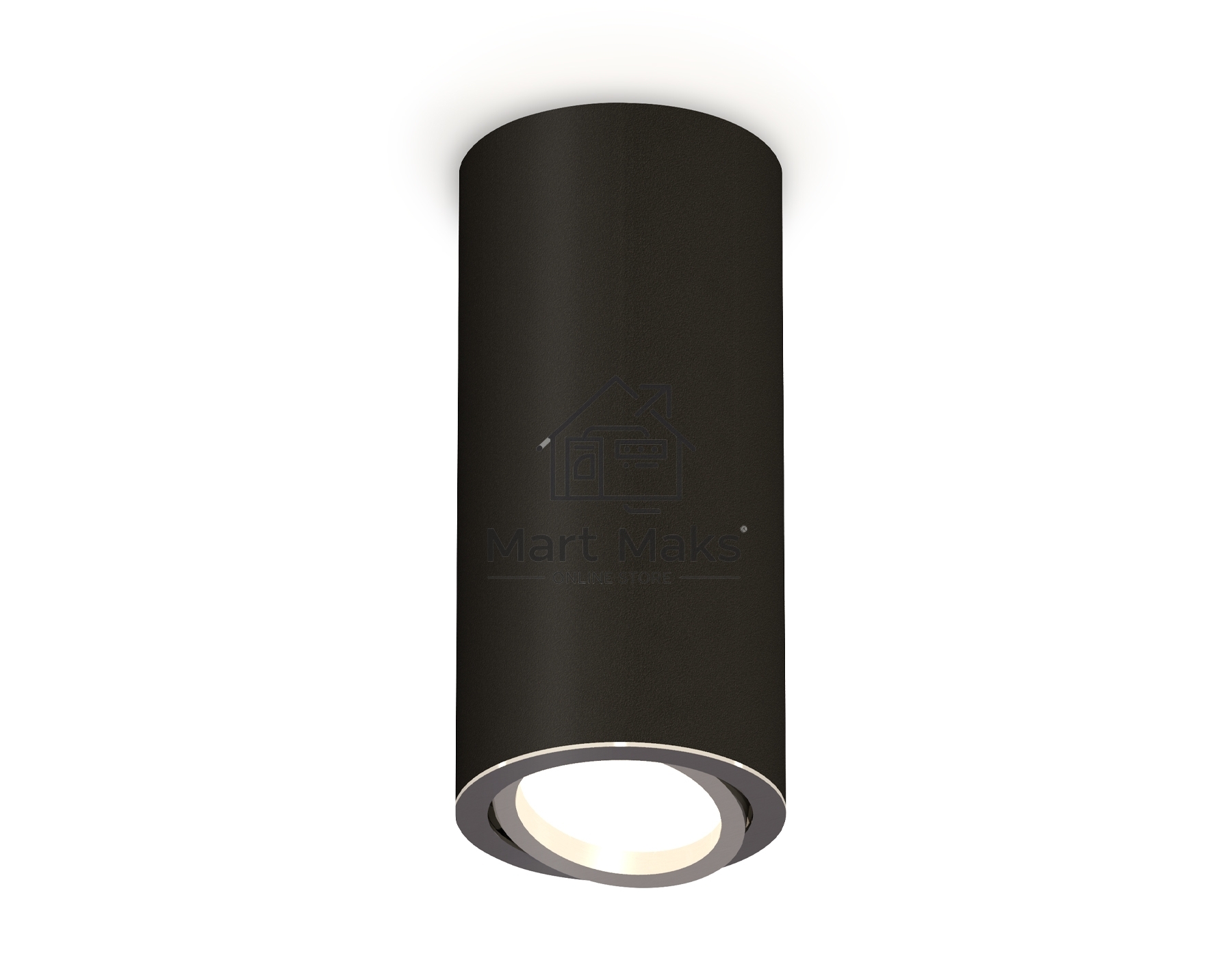 Светильник Ambrella Light XS7443003 SBK/PSL черный песок/серебро полированное MR16 GU5.3 (C7443, N7003)