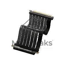 Кабель для корпуса Cable PCCooler PCI-Express PCI-E 5.0 X16 Graphics Card Extension Cable 205mm (RC205 BK 5.0) Black