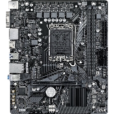 Материнская плата GIGABYTE H610M S2H V3 DDR4, LGA1700, Intel H610, 2xDDR4, 4xSATA, 1xM.2, 1xPCIe 4.0 x16, DisplayPort, HDMI, D-Sub, 1x1Gb LAN, 3x3.5 мм, 7.1, microATX