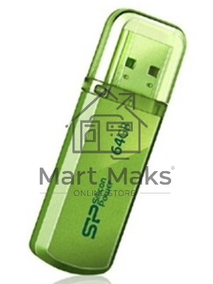 Флешка USB 64Gb Helios 101 SP064GbUF2101V1N USB 2.0 зеленый