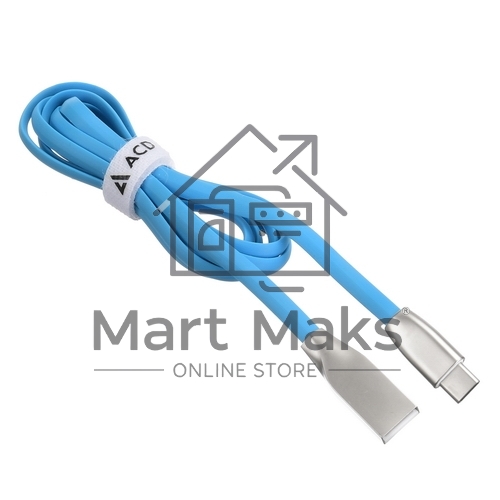 Кабель USB ACD-Infinity Type-C ~ USB-A TPE, 1.2м, синий (ACD-U922-C2L)
