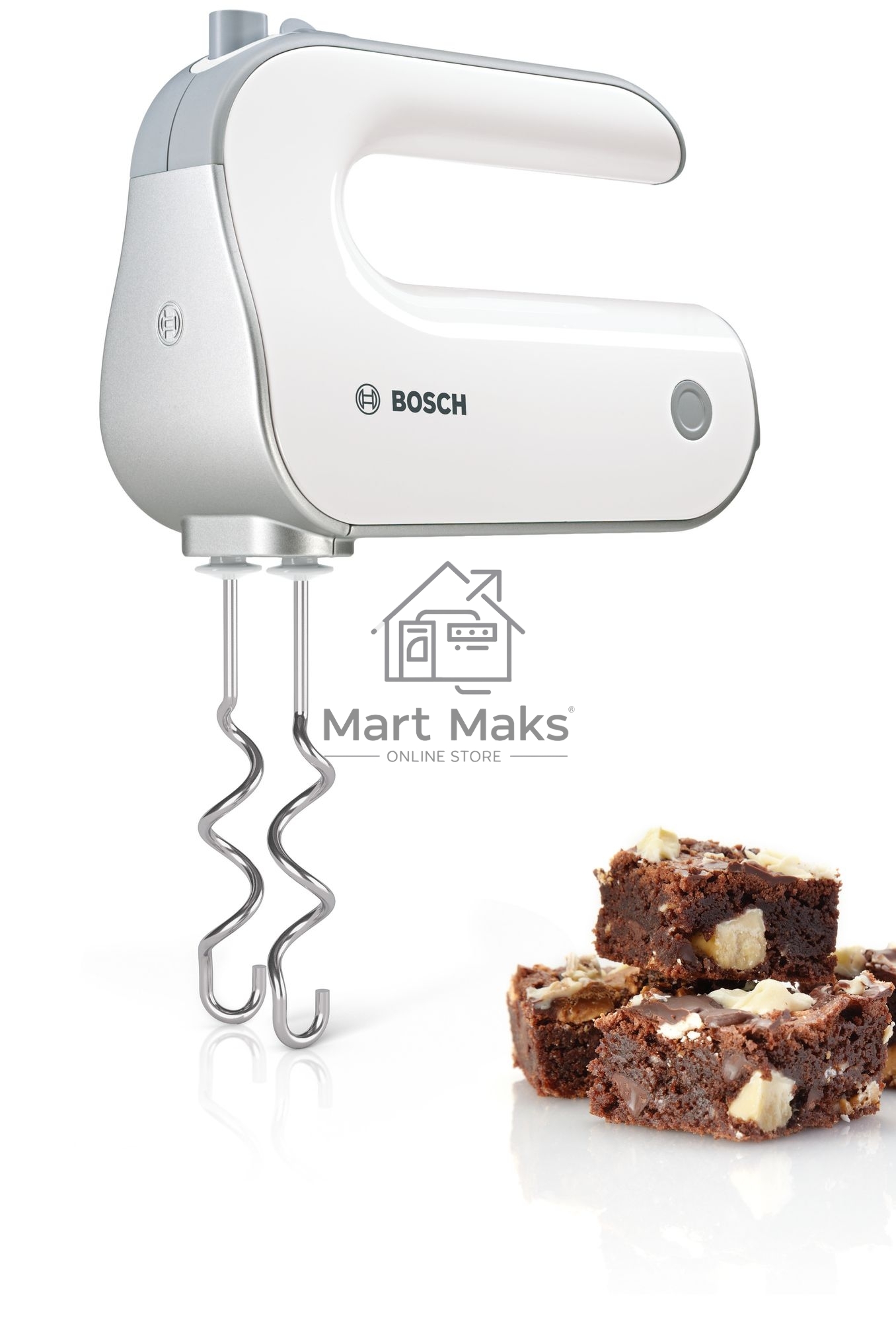 Миксер ручной Bosch MFQ4070 500Вт белый
