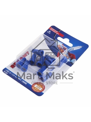 Соединительный изолирующий зажим Rexant СИЗ-2, 1,0-4,5 мм², синий, 10 шт.