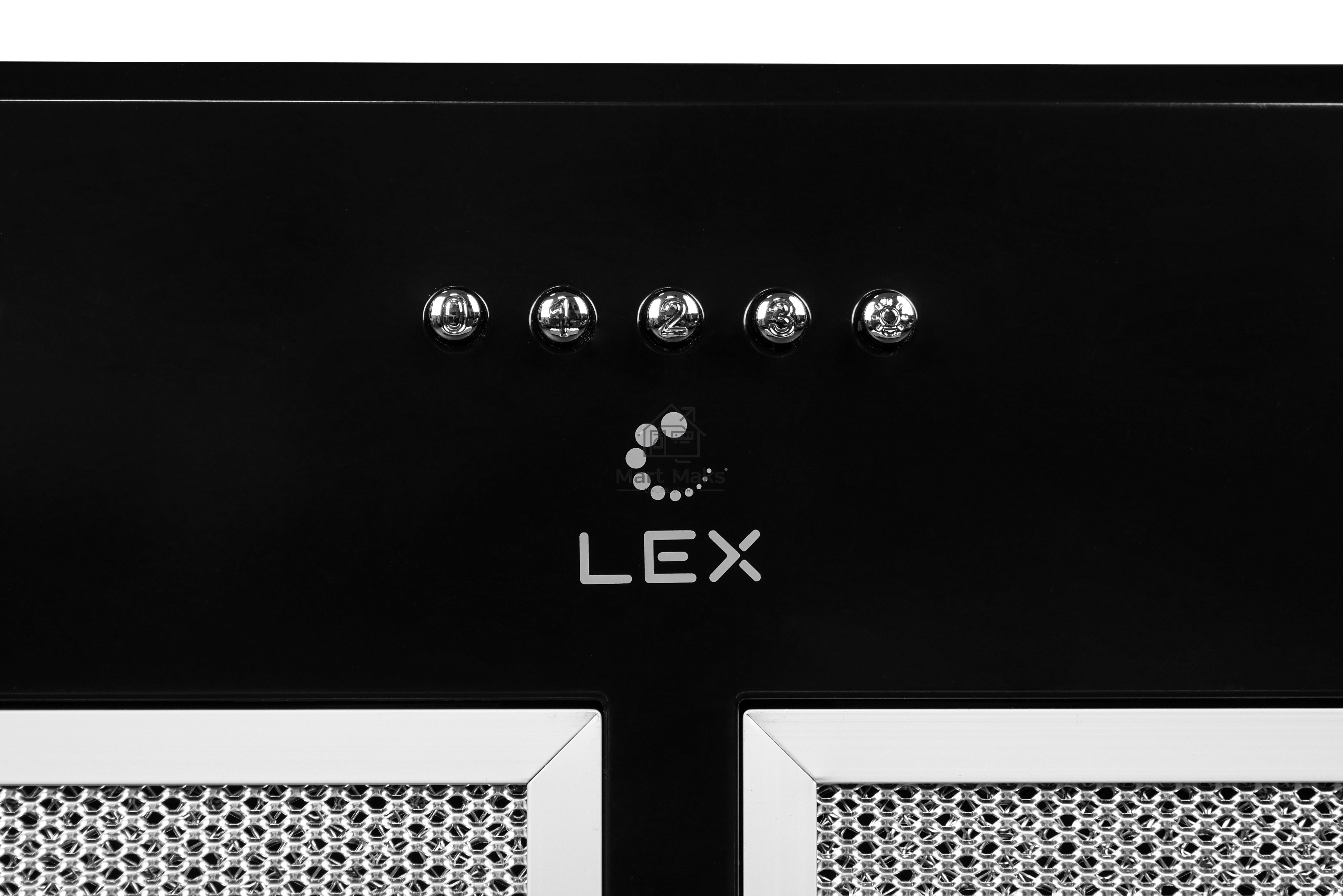 Вытяжка встраиваемая LEX GS Bloc P 900 черный управление: кнопочное (1 мотор)