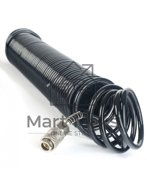 Шланг спиральный для пневмоинструмента PATRIOT PU 206x8мм полиамид быстросъем.