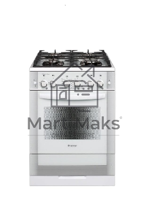 Плита газовая Gefest ПГ 6500-02 0042 белый, конфорок 4 шт, духовка 52 л, 60 см x 85 см x 60 см