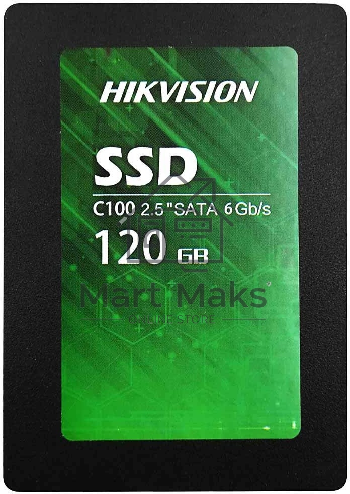 Накопитель SSD Hikvision C100 [HS-SSD-C100/120G], 120Gb, SATA III, 2.5