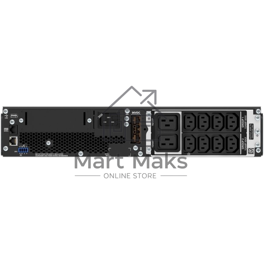 Источник бесперебойного питания APC Smart-UPS SRT SRT3000RMXLI 2700Вт 3000ВА черный