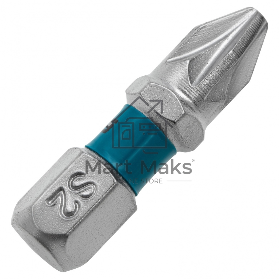 Набор бит GROSS РZ2x25, сталь S2, 10шт 11340