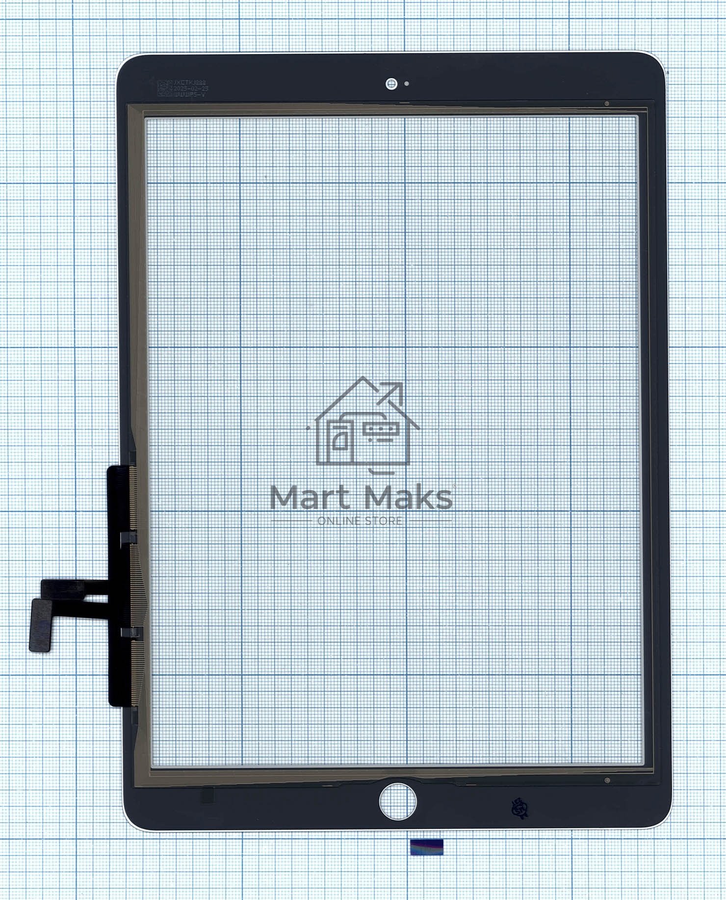 Сенсорное стекло (тачскрин) для iPad Pro 9.7 2017 (A1822, A1823), белое