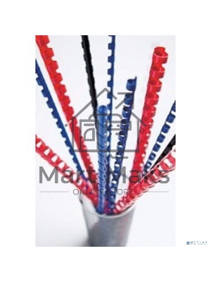 Пружины для переплета пластиковые Fellowes d=8мм 21-40лист A4 белый (100шт) CRC-53454 (FS-53454)