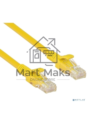 Патч-корд UTP кат. 5e, 2м ExeGate желтый