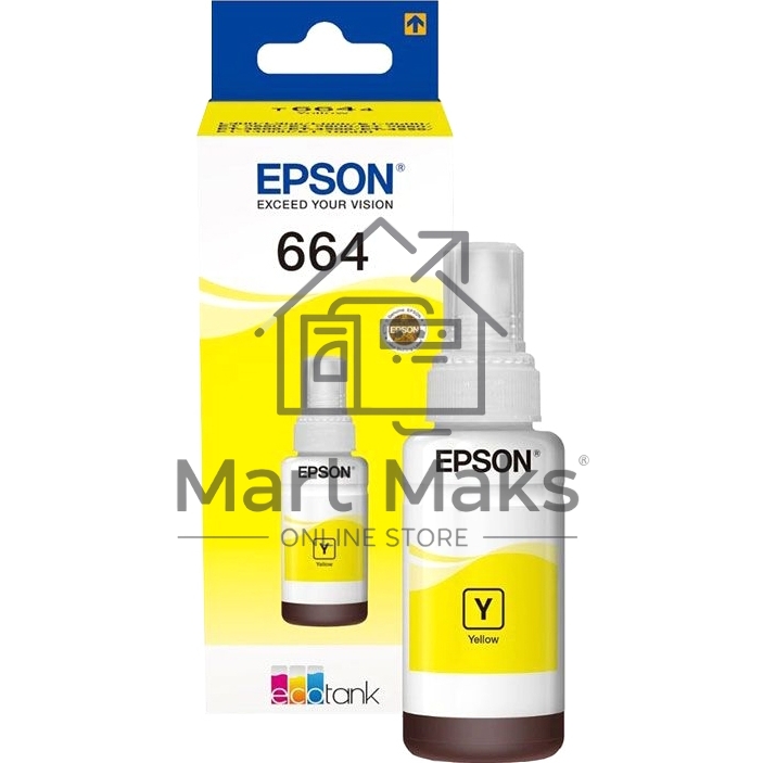 Чернила для EPSON C13T66444A Epson L100 (yellow) 70 мл