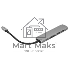 Док-станция Satechi ST-P6SM, USB Type-C, USB Type-C/HDMI/2xUSB Type-A/SD/microSD, USB Type-C