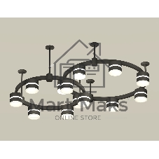 Светильник Ambrella light XR92221001/13 SBK/FR черный песок/белый матовый GX53 (A9222, A9227, C9238, C9232, N8445)
