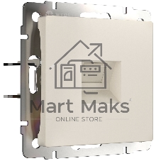 Розетка Ethernet RJ-45 (айвори матовый)