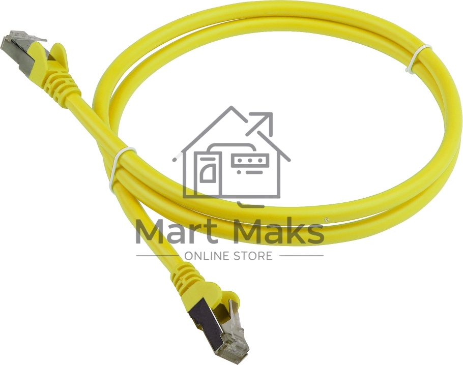 Патч-корд Lanmaster LAN-PC45/S6-1.5-YL FTP RJ-45 вил.-вилка RJ-45 кат.6 1.5м желтый LSZH (уп.:1шт)
