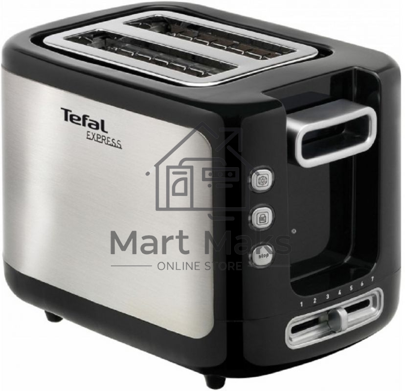 Тостер Tefal TT365031 850Вт серебристый/черный