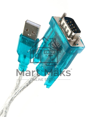 Кабель AM/Com port 9pin 1.2м VCOM адаптер USB -> RS232, DE9P (добавляет в систему новый COM порт), VUS7050