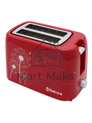 Тостер Sakura SA-7608R 750Вт подогрев красн