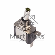 Тумблер Rexant 12V 25А (3c) ON-OFF однополюсный с зеленой LED подсветкой