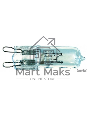 Лампа галогенная 25Вт капсула G9 2850К 240В прозр. Camelion 5845