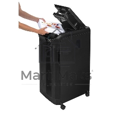 Шредер Fellowes AutoMax 600M черный (секр.P-5)/фрагменты/600лист./83лтр./скрепки/скобы/пл.карты