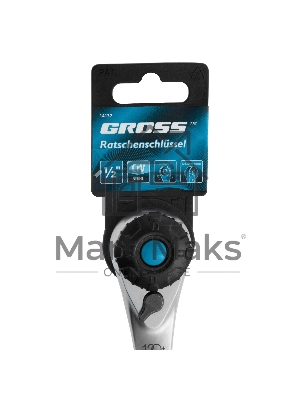 Ключ трещоточный GROSS, 120 зубьев 1/2